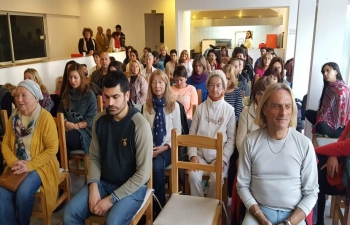 International Yoga Day 2018 celebrations in Mar De Plata, Argentina 